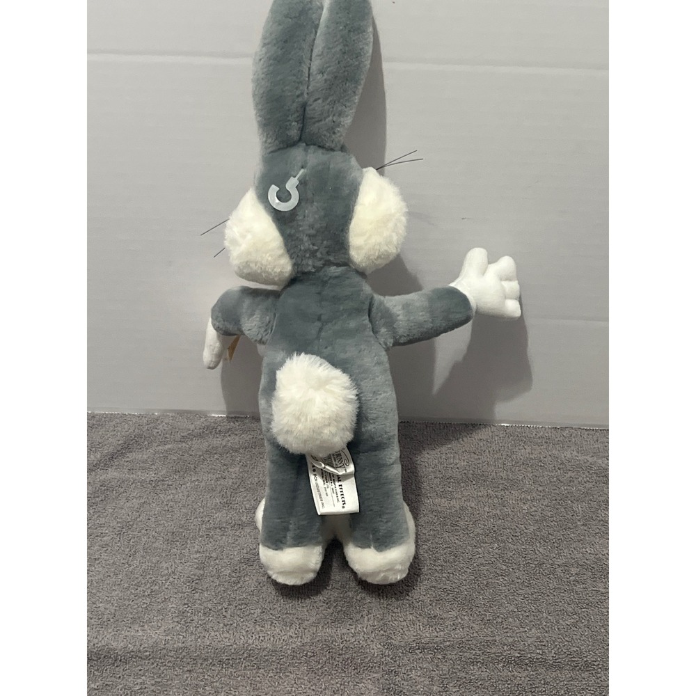 Vintage 1990 Bugs Bunny 50th Birthday Plush Suction Cup Toy Mighty Star Grippits - Picture 2 of 8